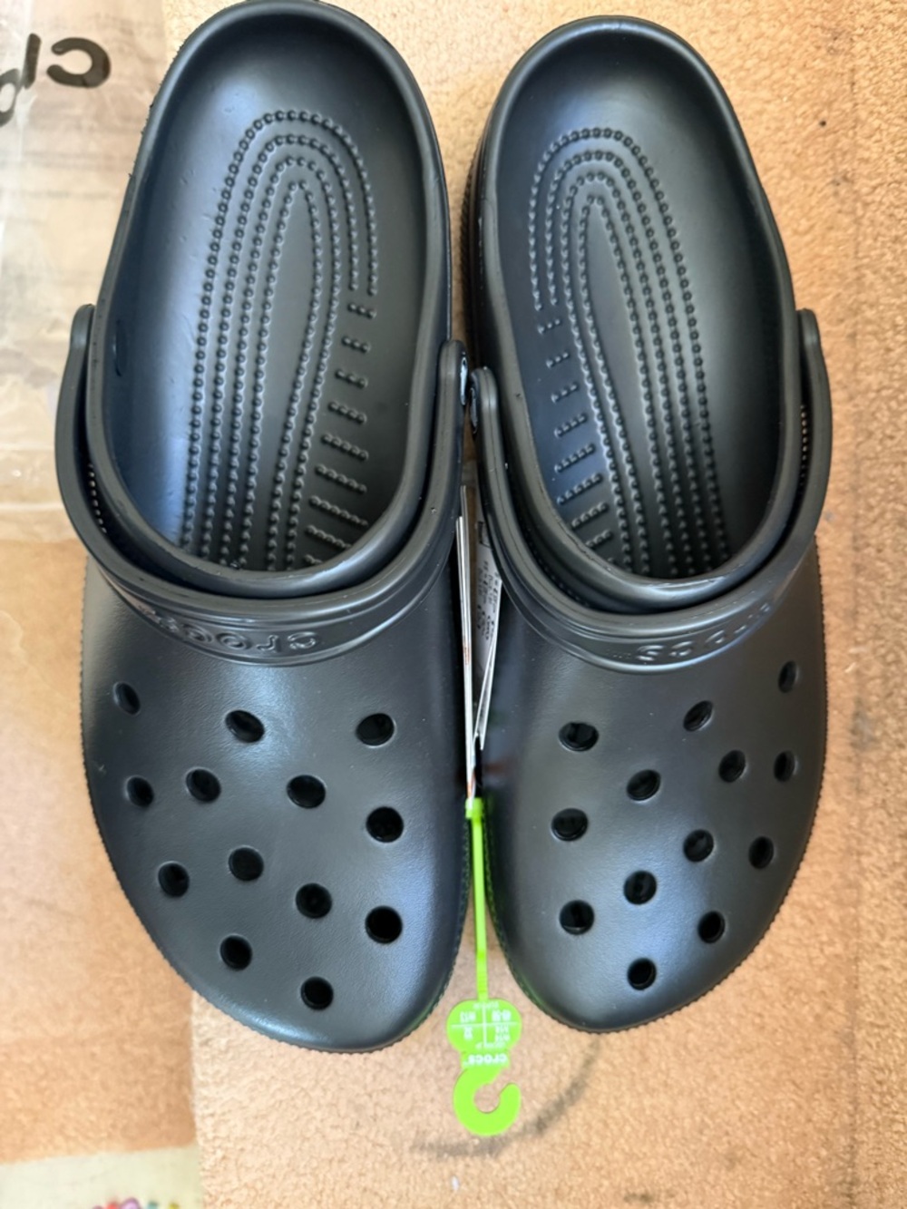 Classic Men's Clog Sandals in Black